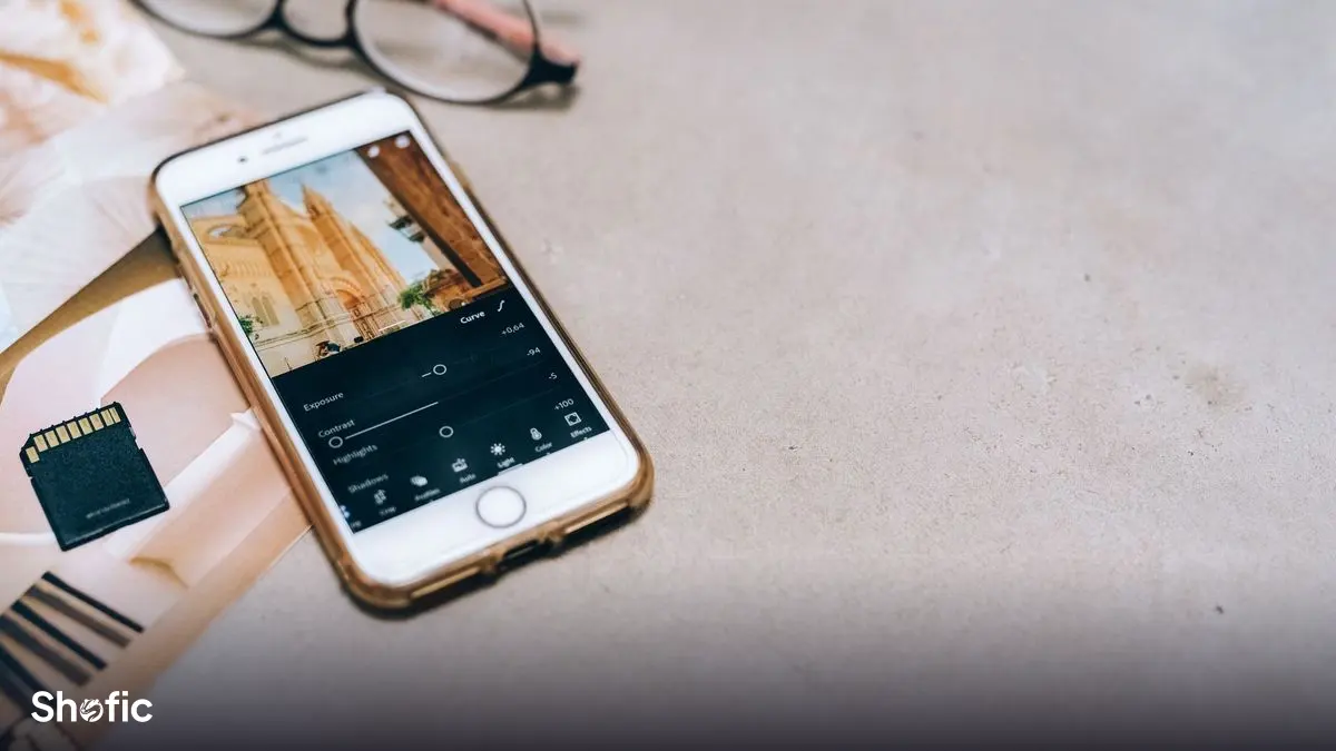 Editing a video directly in a phone app