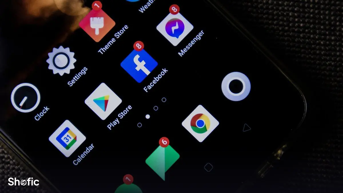 Social media notifications arriving on a phone