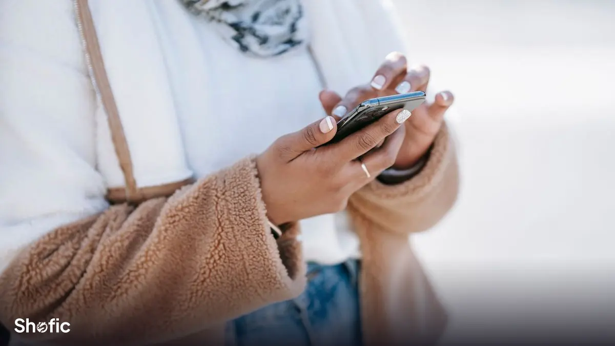 Someone scrolling a discovery feed on a phone