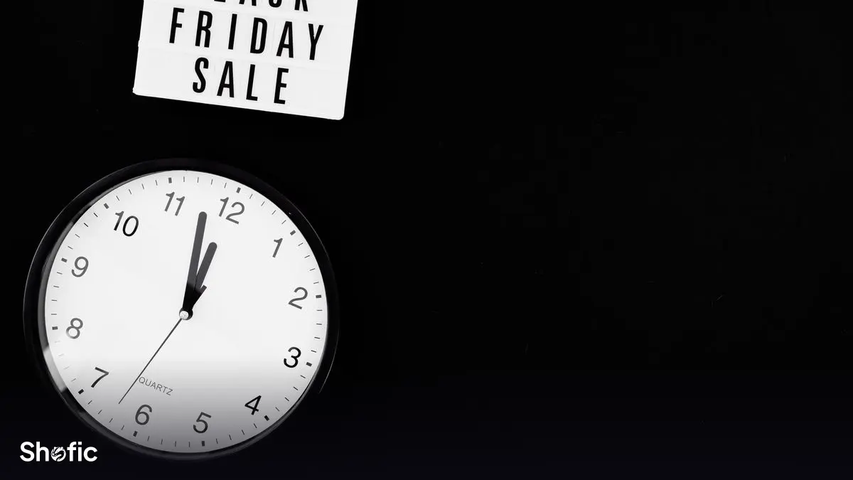 A limited-time sale displayed to shoppers