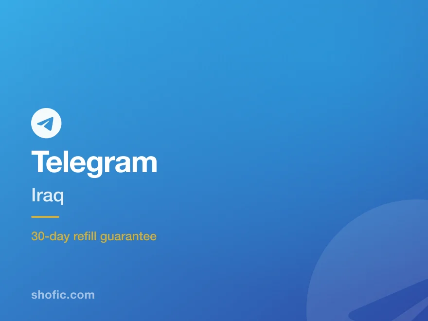Telegram growth services for accounts in Iraq