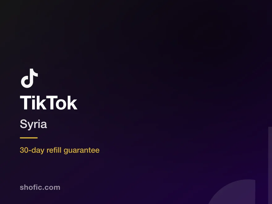 TikTok growth services for accounts in Syria