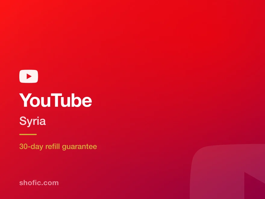 YouTube growth services for accounts in Syria