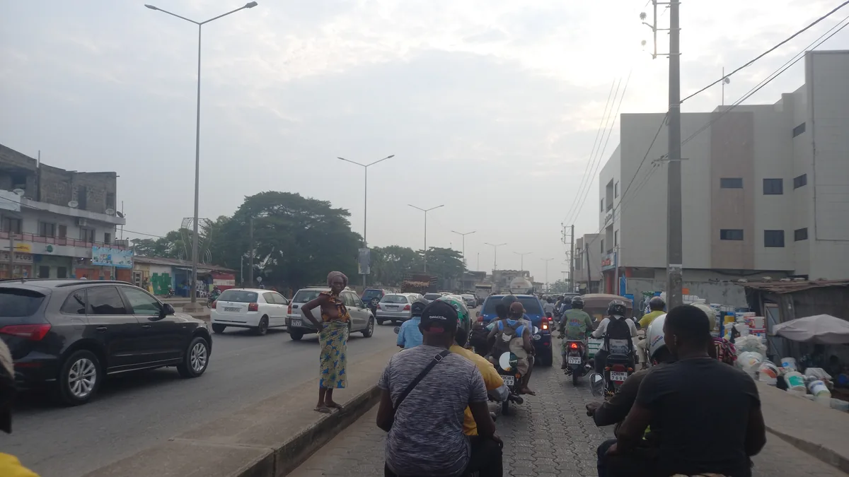 Cotonou, the largest city in Benin