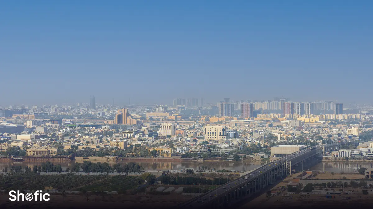 Baghdad city view