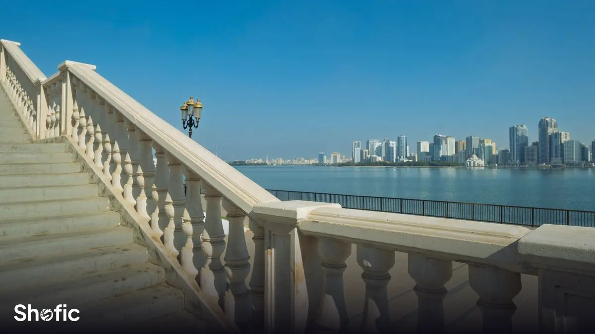 The Jeddah corniche on the Red Sea