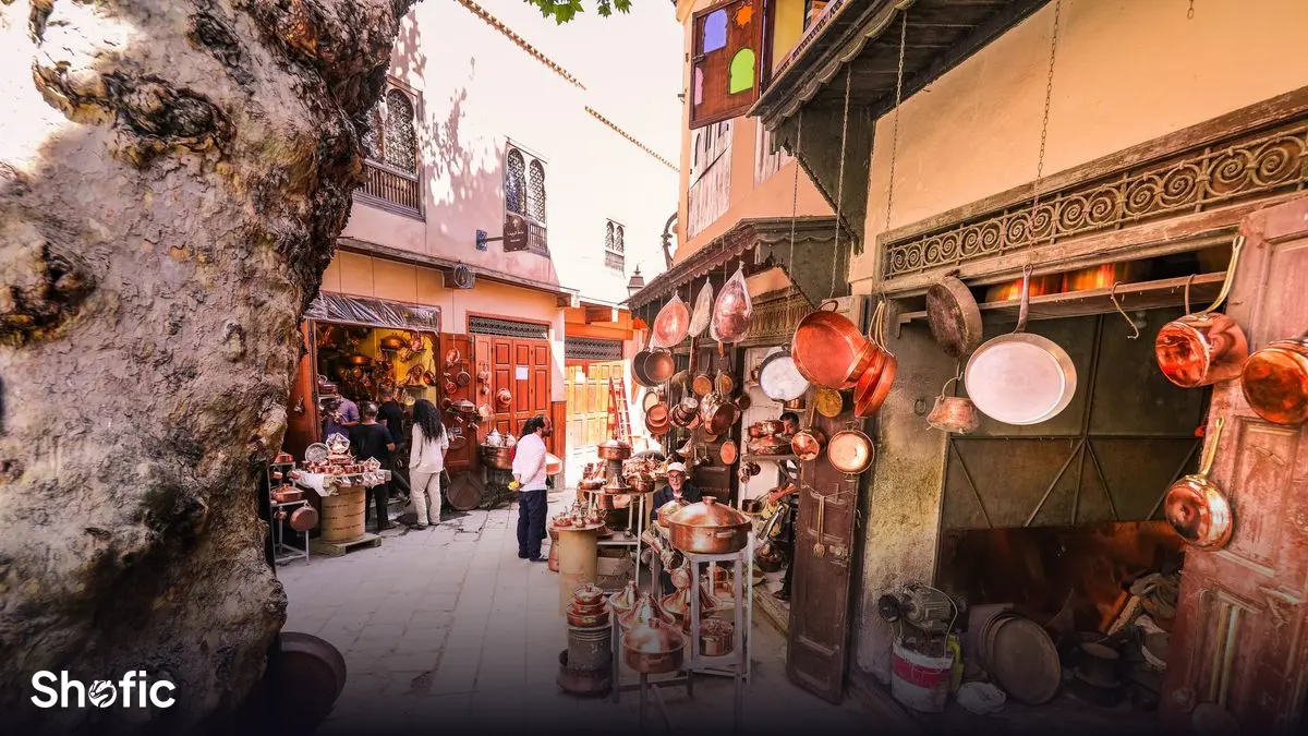 A street in Marrakech, Morocco